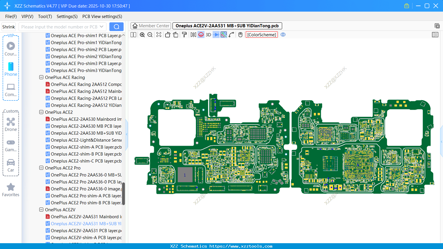 Oneplus ACE2V-2AA531 MB+SUB bitmap